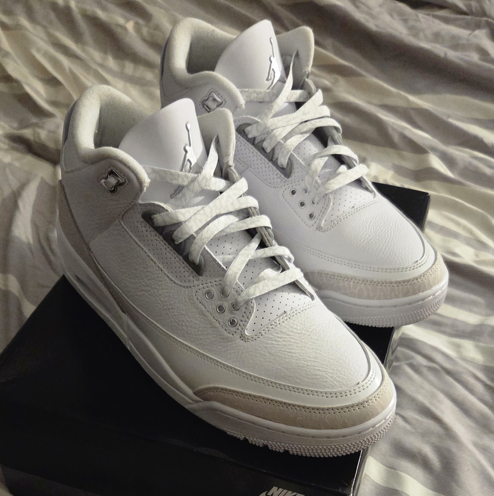 Jordan 3 Pure Money Mens 10.5 $200.00 Like New Absolutely Crispy!!! - Picture 3 of 9